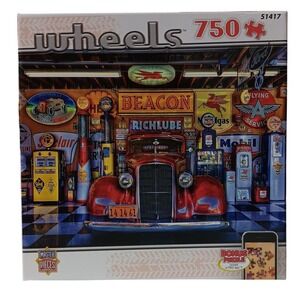 MasterPieces Wheels  750 Piece Puzzle Called At Your Service‎ 24 in x 18 in